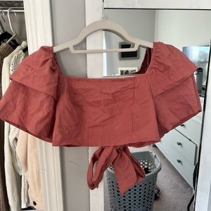 shein open back top